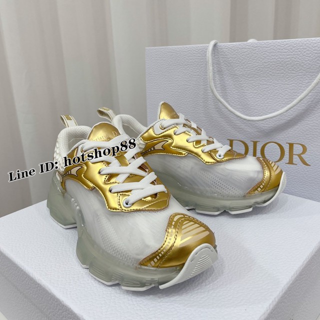 Dior2022早春最新款運動鞋 透視Bling Bling 迪奧女士休閒鞋 dx1908